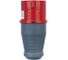 Электрическая кабельная вилка IEK 16А 3P+E 380В IP44 014 ИЭК PSR02-016-4 4
