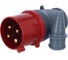 Электрическая кабельная вилка IEK 32А 3P+E 380В IP44 024 ИЭК PSR02-032-4 5