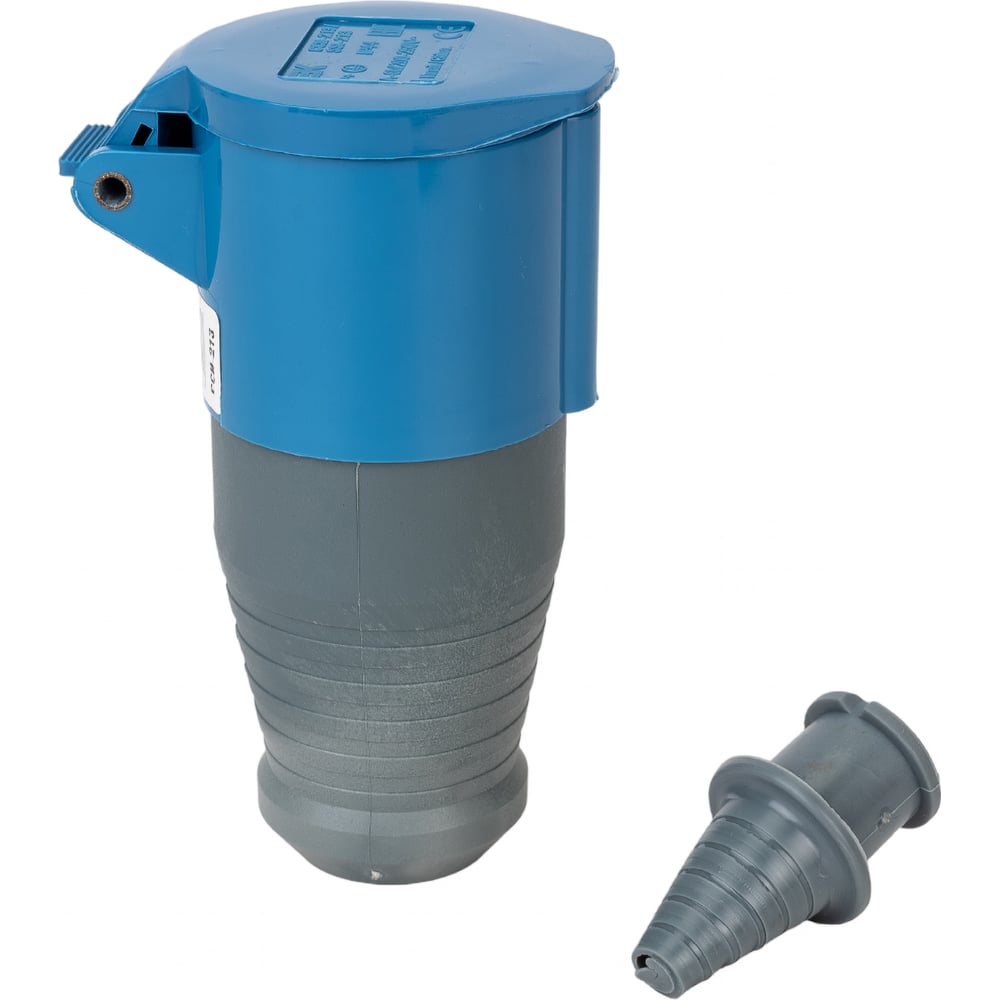 Кабельная розетка IEK 16A 2P+Е 220В IP44 213 ИЭК PSR21-016-3 - выгодная ...