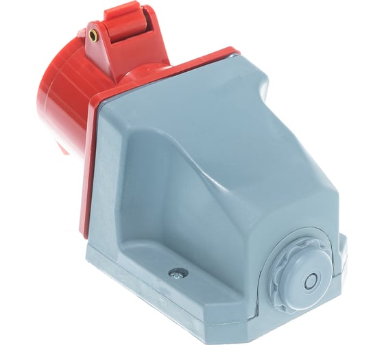 Розетка наружной установки IEK 16А 3P+Е 380В IP44 114 ИЭК PSR12-016-4