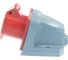 Розетка наружной установки IEK 16А 3P+Е 380В IP44 114 ИЭК PSR12-016-4 3