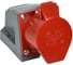 Розетка наружной установки IEK 16А 3P+Е+N 380В IP44 115 ИЭК PSR12-016-5 1