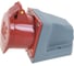 Розетка наружной установки IEK 16А 3P+Е+N 380В IP44 115 ИЭК PSR12-016-5 4