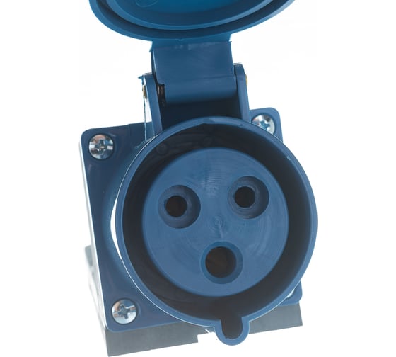 Розетка наружной установки IEK 32А 2P+Е 220В IP44 123 ИЭК PSR11-032-3