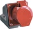Розетка наружной установки IEK 32А 3P+Е 380В IP44 124 ИЭК PSR12-032-4 1