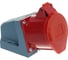 Розетка наружной установки IEK 32А 3P+Е+N 380В IP44 125 ИЭК PSR12-032-5 1