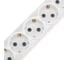 Колодка REXANT premium 6 гнезд, с заземлением, с выключателем, белый 13-4404 3