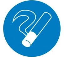 Знак EKF M 15 Курить здесь, 200 мм, пластик ГОСТ Р 12.4.026-2001 pn-m-15