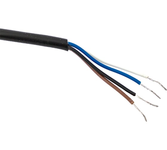 Кабель-разъем EKF М12 4-PIN угловой PLG-12L-4-2