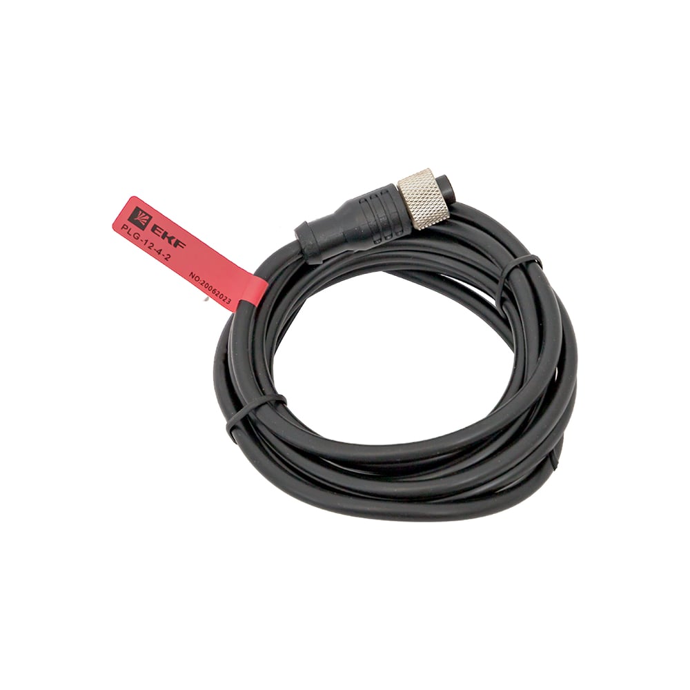 Кабель-разъем EKF М12 4-PIN прямой PLG-12-4-2 - выгодная цена, отзывы ...