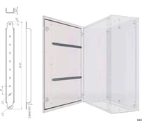 Комплект реек для глухой двери UC2 00.60 УЗОЛА ( 10шт.) U0252462514