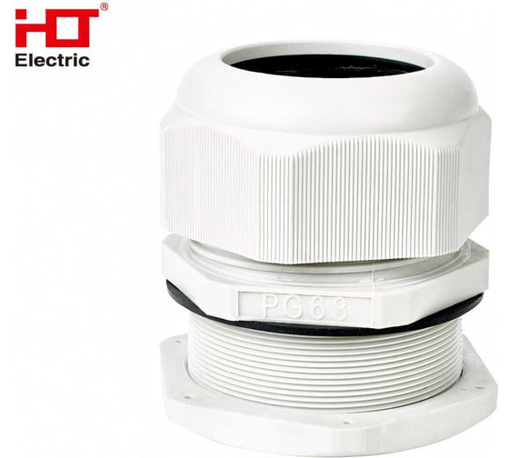 Сальники HLT серии PG-63 IP68 (уп./2шт.) -белый 083-01-413