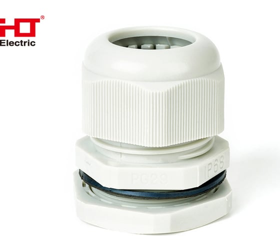 Сальники HLT серии PG-29 IP68 (уп./10шт.) серо-белый 083-01-409