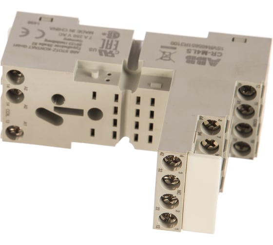 Цоколь ABB CR-M4LS для реле CR-M2 4ПК 1SVR405651R3100