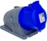 Кабельная розетка ABB 32А 2Р+E IР44 на поверхность 250В CEWE 2CMA193122R1000 3