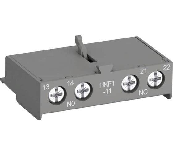 Фронтальный блок-контакт ABB 1НО+1НЗ HKF1-11 для MS116 1SAM 1SAM201901R1001