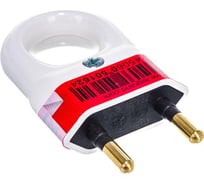 Вилка Legrand 2К 6А белая 50162 050162