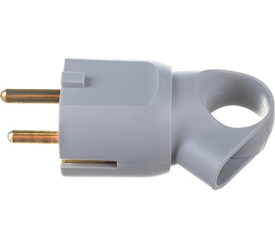 Вилка Legrand 2К+З серая 50192 050192