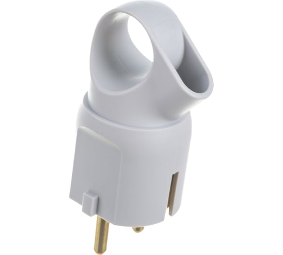 Вилка Legrand 2К+З серая 50192 050192