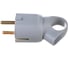 Вилка Legrand 2К+З серая 50192 050192 1