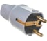Вилка Legrand 2К+З серая 50192 050192 3