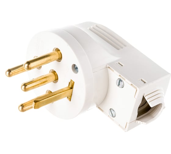 Силовая вилка Legrand 3К+Н+З 32A выход кабеля сбоку 55807 055807