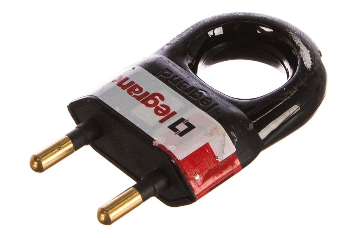 Вилка Legrand 2К 6А черная 50163 - выгодная цена, отзывы ...