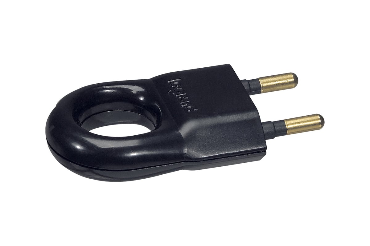 Вилка Legrand 2К 6А черная 50163 - выгодная цена, отзывы ...