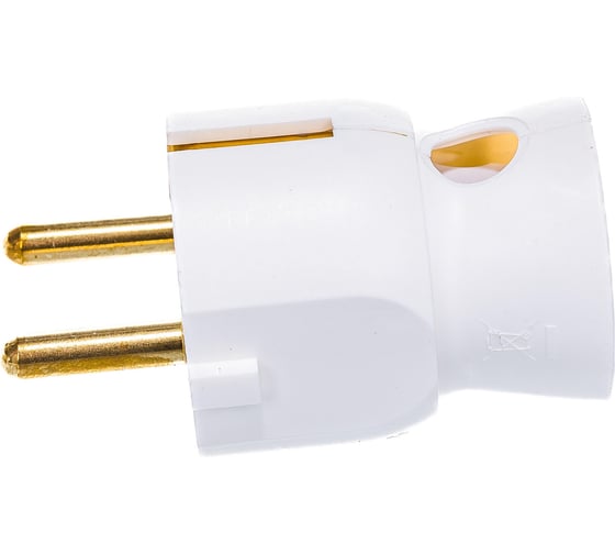 Вилка Legrand 2К+З 16А белая 50188 050188