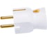Вилка Legrand 2К+З 16А белая 50188 050188 3
