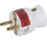 Вилка Legrand 2К+З 16А белая 50188 050188 4