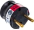 Вилка Legrand 2К 16А черная 50184 050184 1