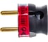 Вилка Legrand 2К 16А черная 50184 050184 3