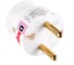 Вилка Legrand 2К 16А белая 50183 1