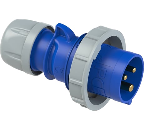 Кабельная вилка PCE 32А 220V 1P+N+E IP67 0232-6