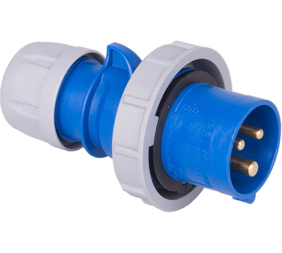Кабельная вилка PCE 32А 220V 1P+N+E IP67 0232-6