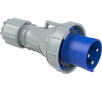 Кабельная вилка PCE 63А 220V 1P+N+E IP67 033-6