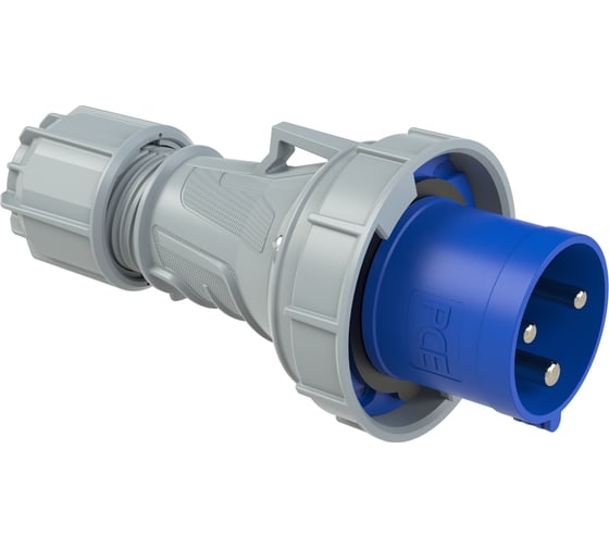 Кабельная вилка PCE 63А 220V 1P+N+E IP67 033-6