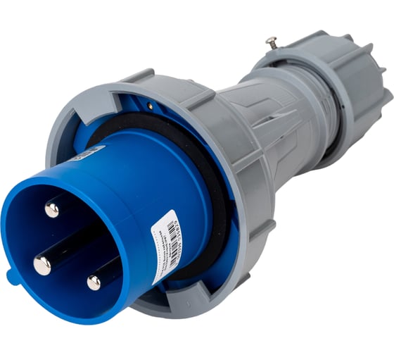 Кабельная вилка PCE 63А 220V 1P+N+E IP67 033-6