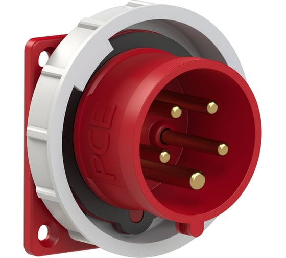 Встраиваемая вилка PCE 16А 400V 3P+N+E IP67 6152-6 1