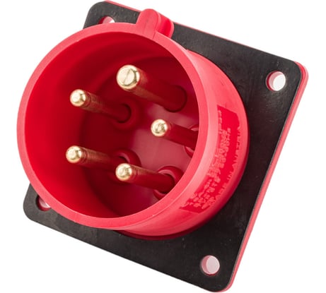 Встраиваемая вилка PCE 16А 400V 3P+N+E IP44 615-6