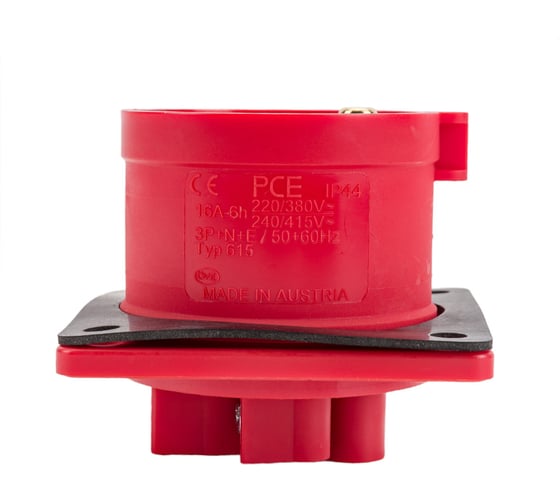 Встраиваемая вилка PCE 16А 400V 3P+N+E IP44 615-6