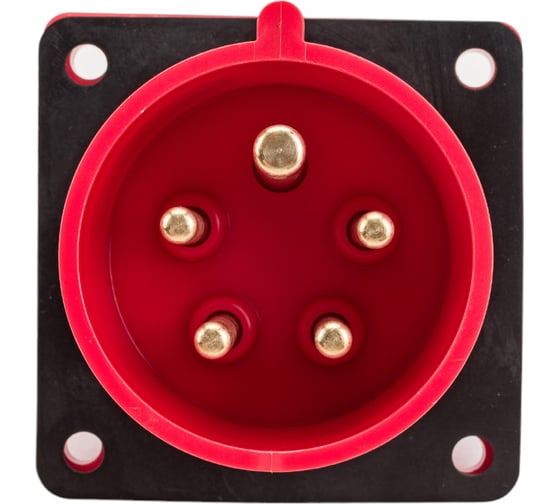 Встраиваемая вилка PCE 16А 400V 3P+N+E IP44 615-6