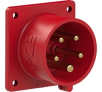 Встраиваемая вилка PCE 32А 400V 3P+N+E IP44 625-6