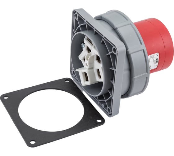 Встраиваемая вилка PCE 125А 400V 3P+N+E IP67 645-6