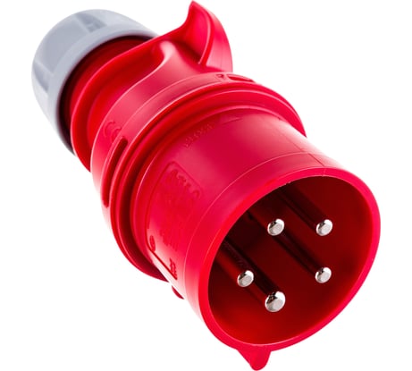 Кабельный вилка-фазоинвертор PCE 32А 400V 3P+N+E IP44 7025-6