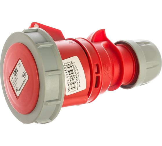 Кабельная розетка PCE 16А 400V 3P+E IP67 2142-6