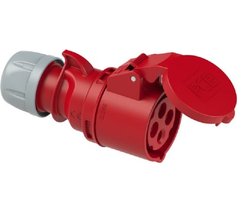 Кабельная розетка PCE 16А 380V 3P+E IP44 214-6
