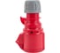 Кабельная розетка PCE 16А 380V 3P+E IP44 214-6 3