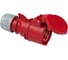 Кабельная розетка PCE 16А 380V 3P+E IP44 214-6 1